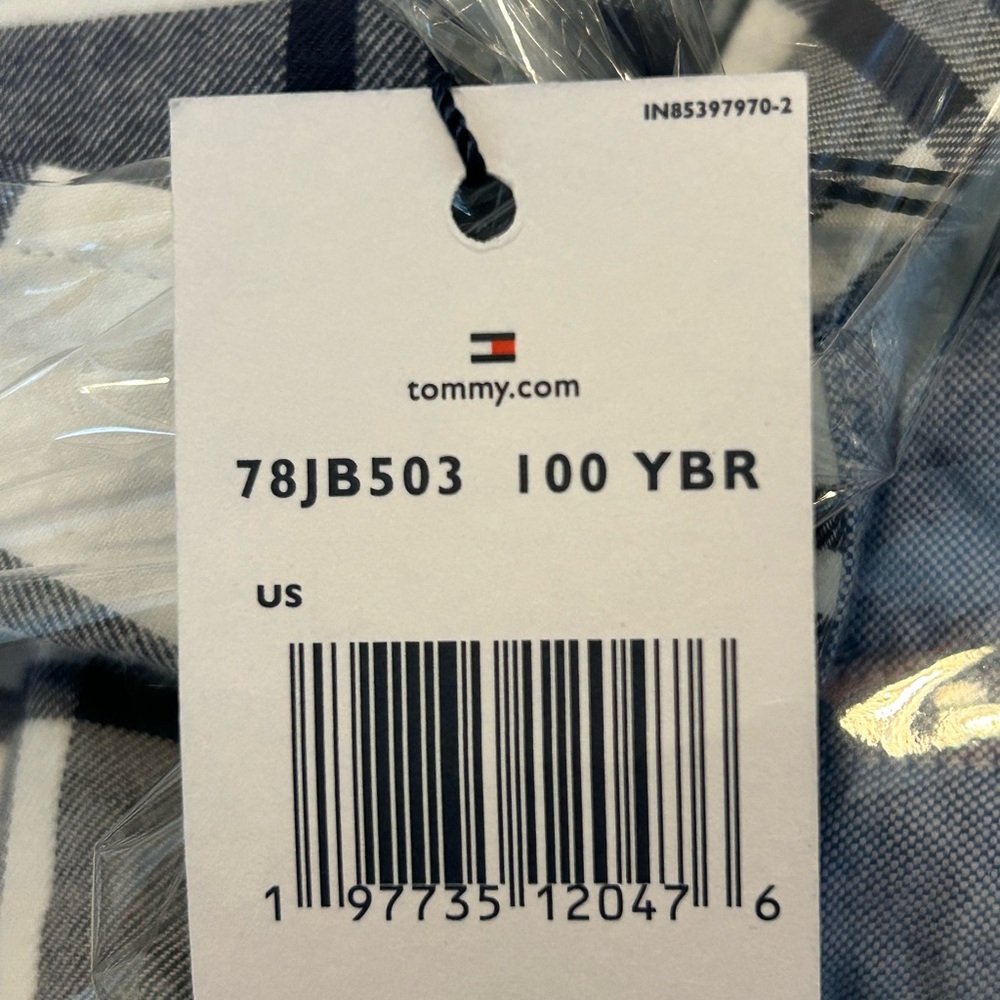 Tommy Hilfiger Men's Regular Fit Plaid Shirt Front Pocket Size Small New - Picture 11 of 12